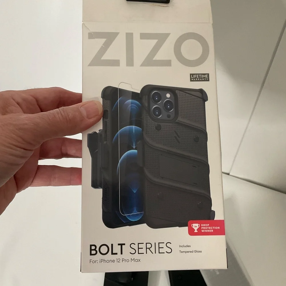 ZIZO Bolt Series for iPhone 12 Pro Max Phone Case w/Belt Clip, Kickstand, NIB